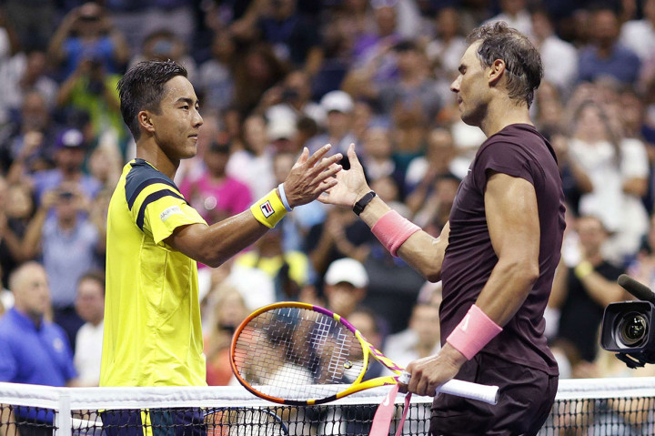 Nadal menang 4-6, 6-2, 6-3, 6-3 atas lawannya yang berperingkat 198 itu untuk mencatatkan kemenangan ke-65 sepanjang kariernya di New York.