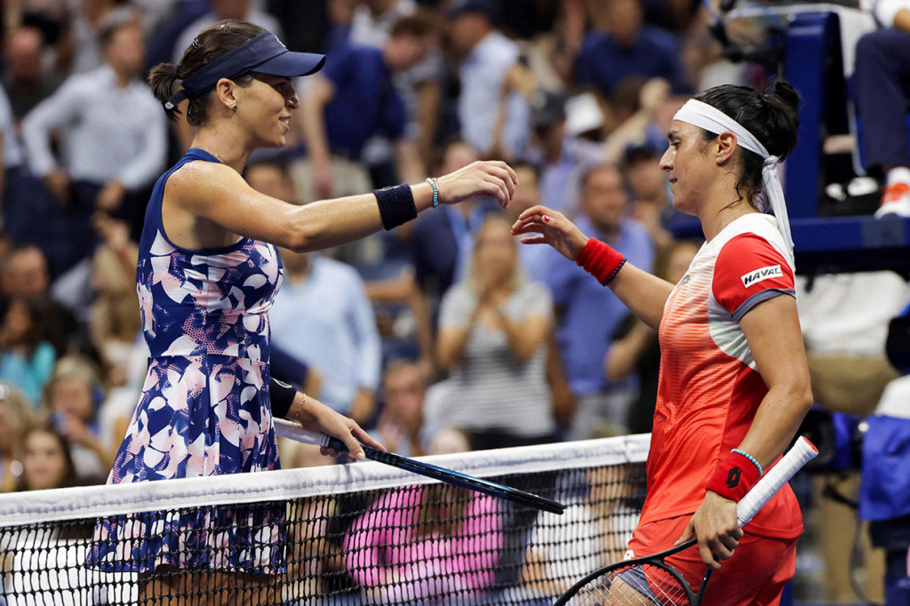 Jabeur yang juga petenis putri Afrika pertama yang mencapai final Wimbleodn Juli lalu, melangkah ke semifinal setelah menang 6-4, 7-6 (7/4) di Arthur Ashe Stadium Court.