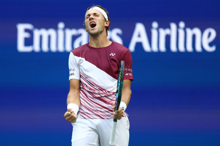 Casper mencapai final AS Terbuka dan mendekati peringkat satu dunia usai meraih kemenangan empat set atas Karen Khachanov pada Jumat, 9 September 2022 waktu setempat.