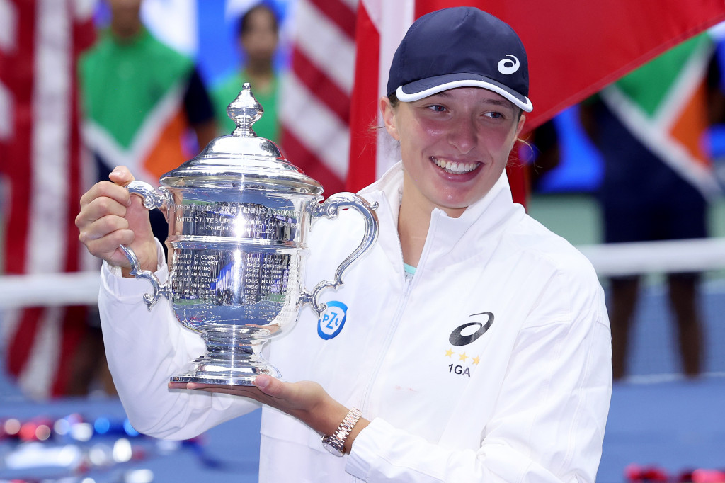 US Open mnejadi kemenangan ke-10 Swiatek dalam kariernya.