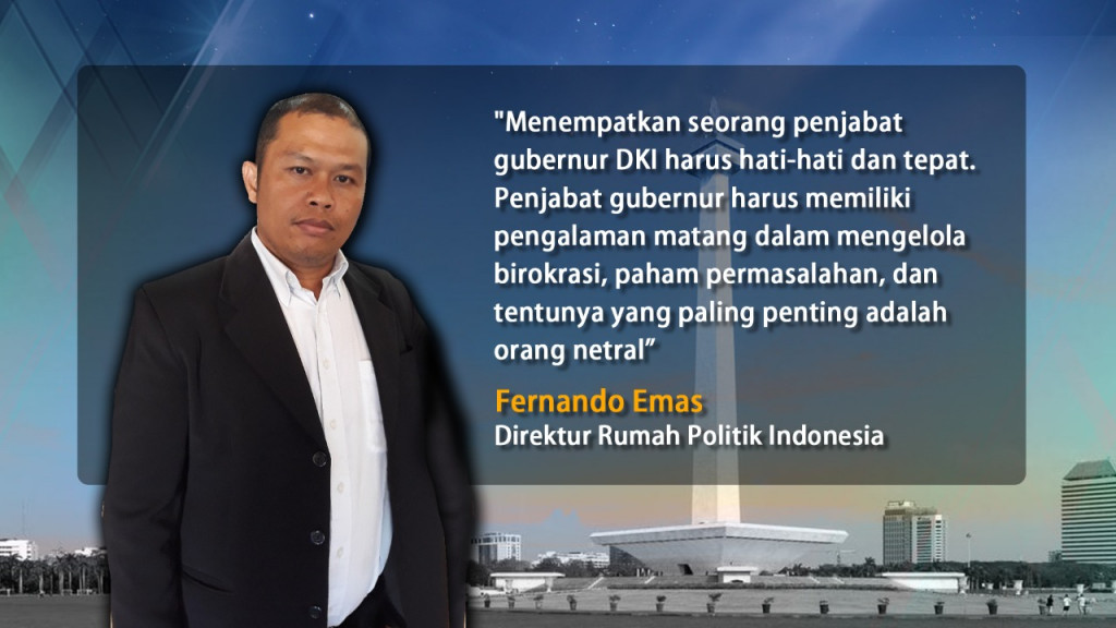 Siapa Calon Penjabat Gubernur DKI Jakarta?