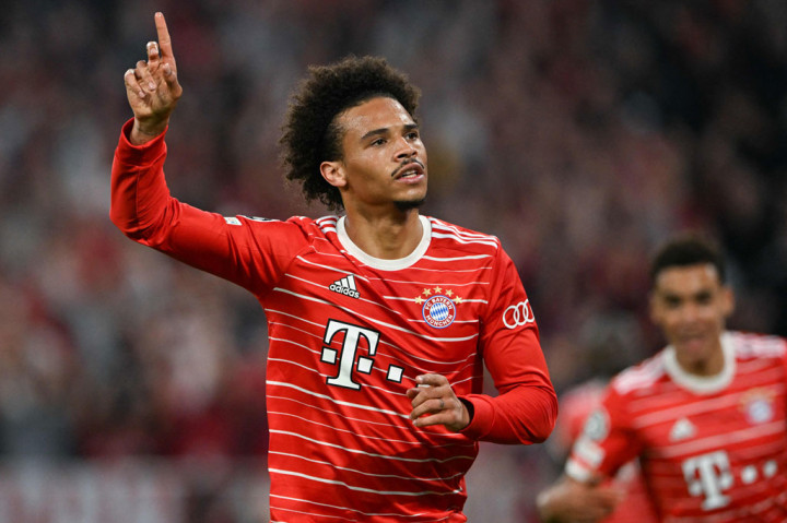 Empat menit berselang Muenchen memperbesar skor menjadi 2-0 lewat sepakan keras Leroy Sane.
