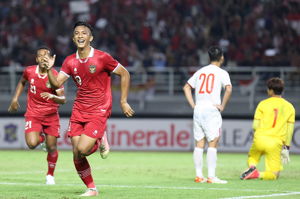 Tim besutan pelatih Shin Tae-yong tersebut memastikan lolos ke Piala Asia U-20 2023 setelah mengalahkan Vietnam 3-2.