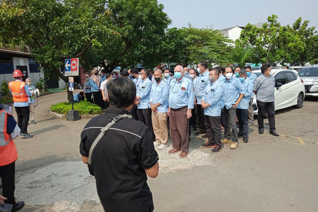 Namun, perisitiwa tersebut merupakan simulasi kebakaran yang dilakukan oleh Media Group. Simulasi tersebut untuk melatih kesiapsiagaan seluruh karyawan saat  kebakaran terjadi.