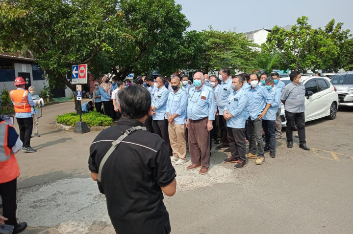 Namun, perisitiwa tersebut merupakan simulasi kebakaran yang dilakukan oleh Media Group. Simulasi tersebut untuk melatih kesiapsiagaan seluruh karyawan saat  kebakaran terjadi.