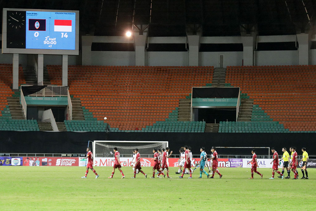 Hasil itu membuat Indonesia untuk sementara berada di posisi kedua klasemen Grup B dengan tiga poin dari satu laga, di bawah pemuncak klasemen Uni Emirat Arab (UEA) dengan enam poin (dua laga).