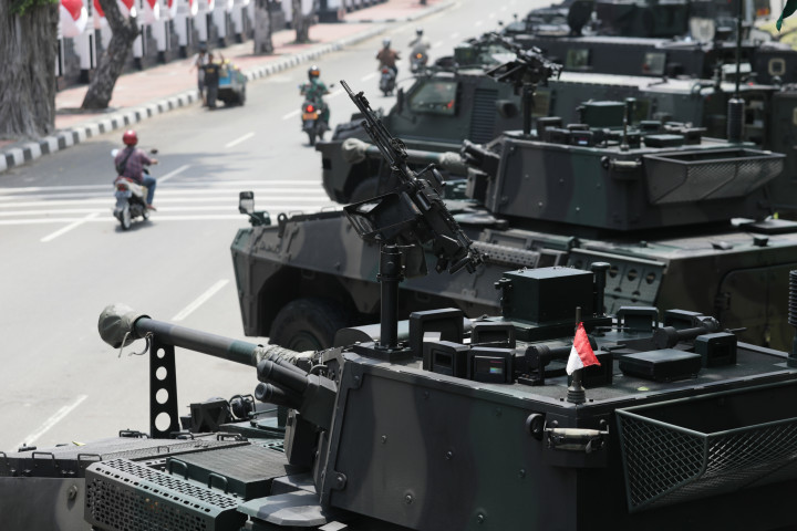 Kendaraan-kendaraan tempur tersebut akan menjadi bagian dari puncak peringatan HUT ke-77 TNI pada Rabu, 5 Oktober 2022.