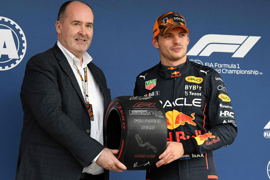 Dia berpeluang mengunci gelar juara dunia dua tahun beruntun apabila menang di Suzuka dengan satu poin tambahan dari lap tercepat, tidak peduli di posisi mana rival-rivalnya finis. Verstappen bisa juga mempertahankan gelarnya apabila ia menang dan Leclerc finis ketiga atau lebih rendah.