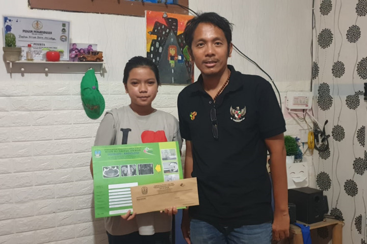 Korban pertama yang dikunjungi ialah, Fabianca Cheendy Chairun Nisa, 14.