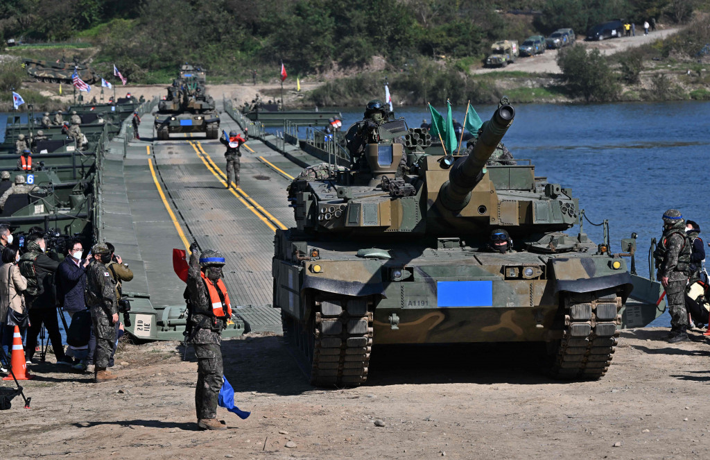 Korea Selatan dan Amerika Serikat menggelar latihan militer bersama, pada Rabu, 19 Oktober 2022.