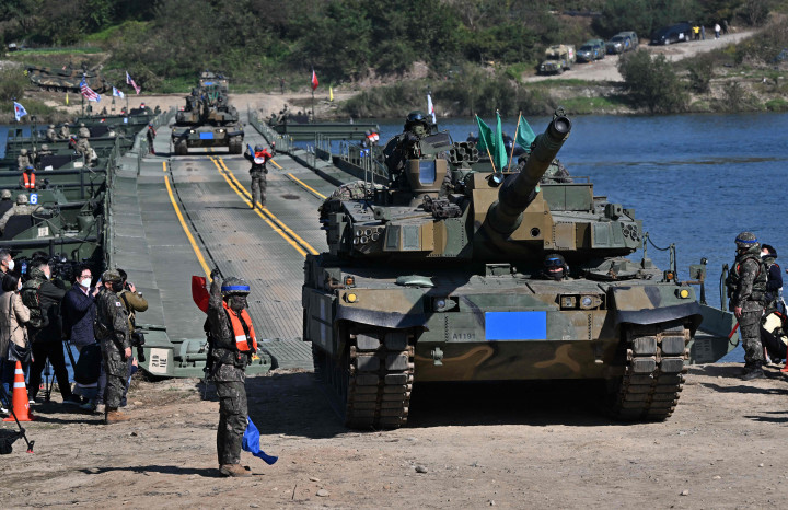 Korea Selatan dan Amerika Serikat menggelar latihan militer bersama, pada Rabu, 19 Oktober 2022.