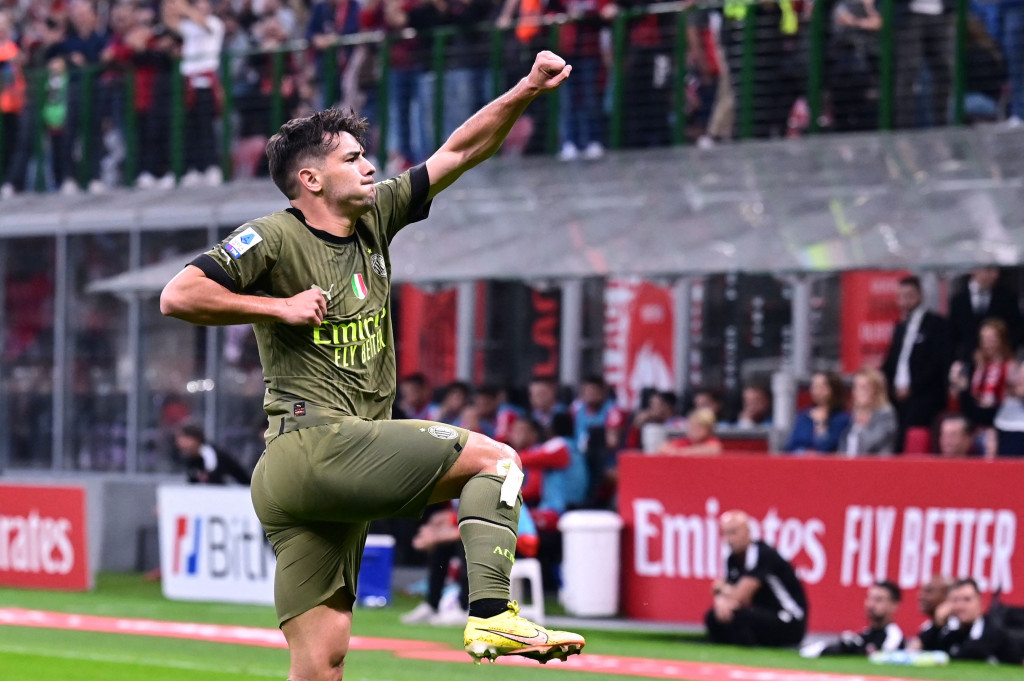 Brahim Diaz menjadi bintang kemenangan Rossoneri berkat dua gol yang ia cetak.