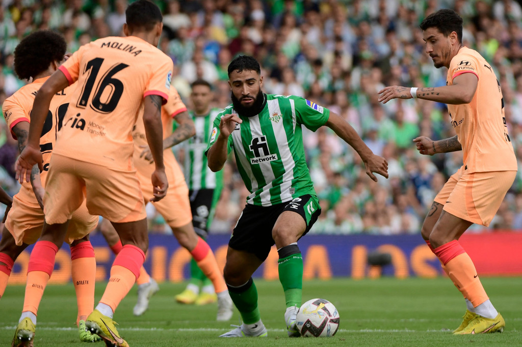 Sementara Nabil Fekir mencetak gol untuk Real Betis.