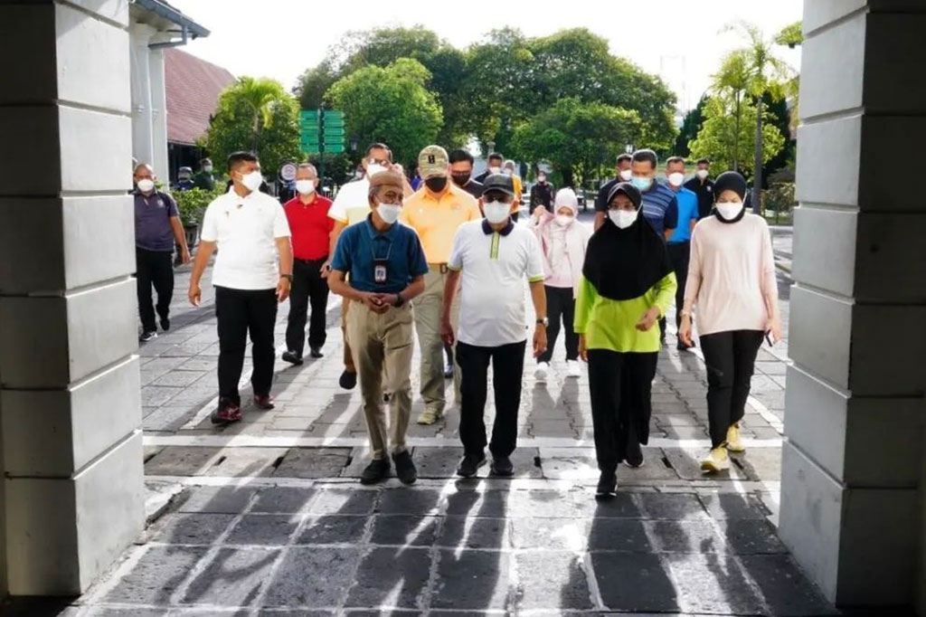 Mengawali aktivitas di hari kedua kunjungan kerja ke Daerah Istimewa Yogyakarta, Wakil Presiden Ma'ruf Amin mengunjungi Museum Benteng Vredeburg di seberang Istana Kepresidenan Yogyakarta, Selasa, 25 Oktober 2022.