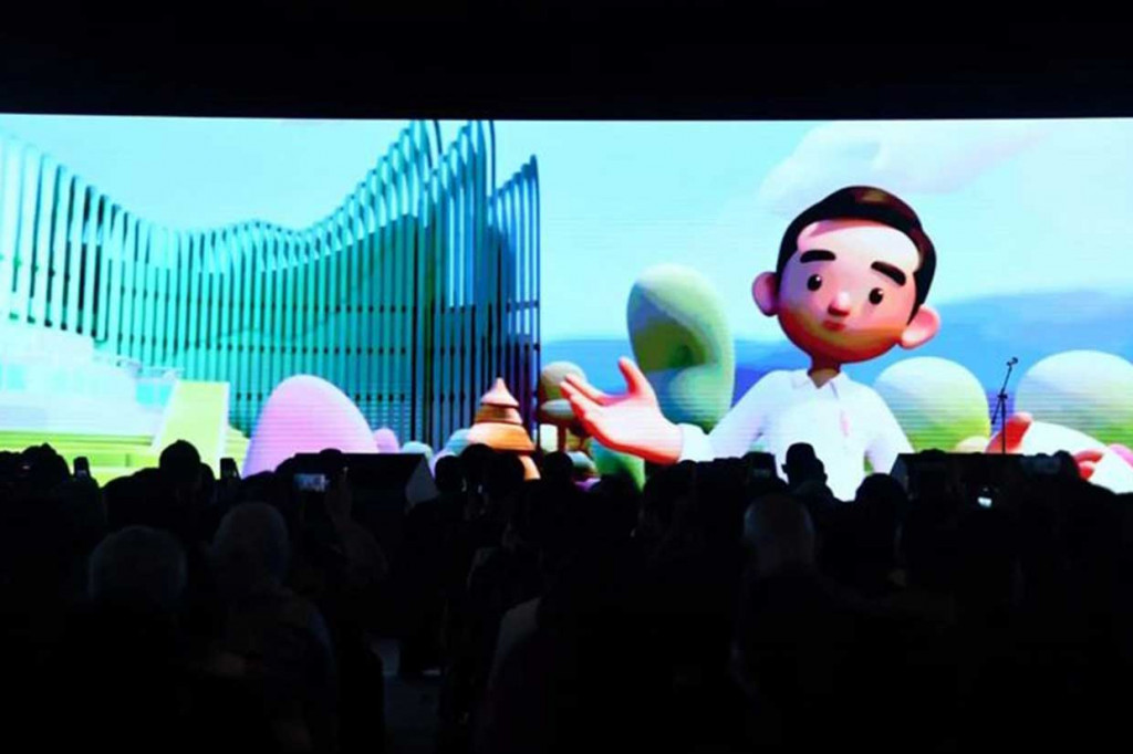 Presiden tidak menyampaikan sambutan pada acara tersebut. Namun panitia Jagat Nusantara memutar video Jagat Nusantara dengan avatar Presiden mengajak para pengguna lain masuk ke dunia virtual.
