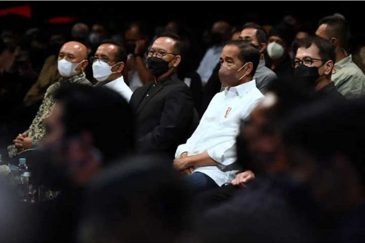 Dalam video tersebut avatar Jokowi mengajak para pengguna lain berkumpul di dunia virtual Ibu Kota Nusantara. 