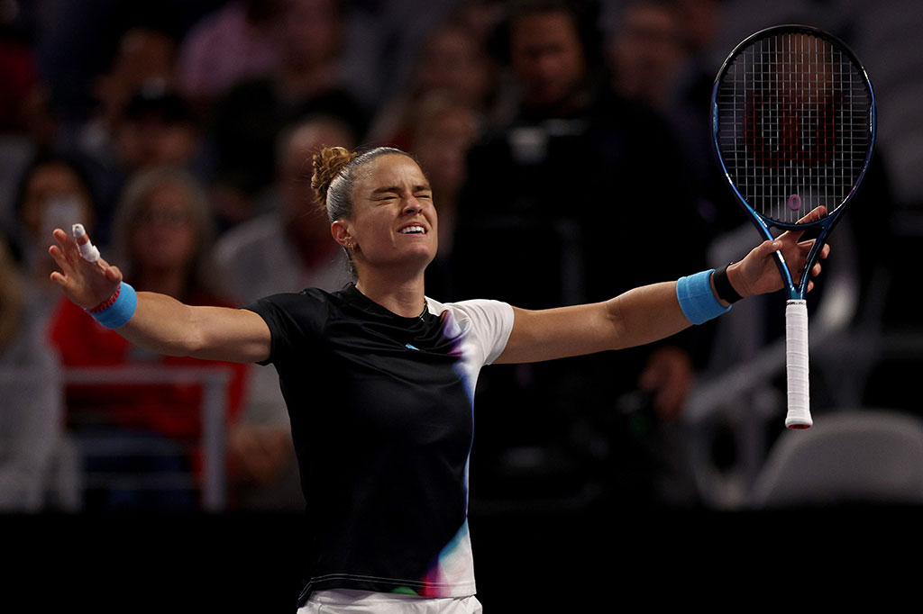Kemenangan kedua Sakkari di babak round-robin membuatnya berada di puncak Grup Nancy Richey dengan satu pertandingan tersisa.