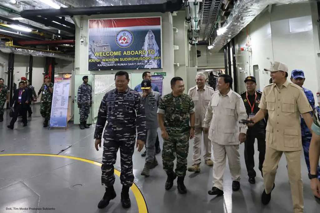 Oleh karena itu, Prabowo memberikan penghargaan setinggi-tingginya kepada pimpinan AL yang terus melestarikan cinta tanah air melalui pemberian nama nama pahlawan nasional pada kapal yang penting.