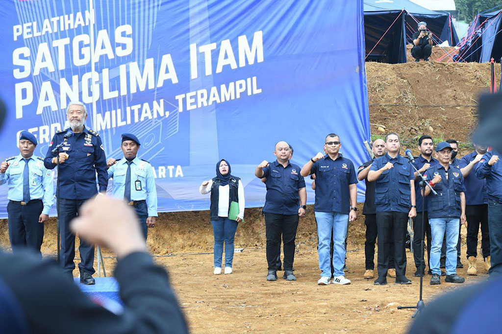 Akademi Bela Negara (ABN) NasDem bersama DPW Partai NasDem DKI Jakarta mengadakan Pelatihan Satuan Tugas (Satgas) Panglima Itam yang dilaksanakan pada 3-16 November 2022 di Bumi Kepanduan, Sentul Bogor, Jawa Barat. 