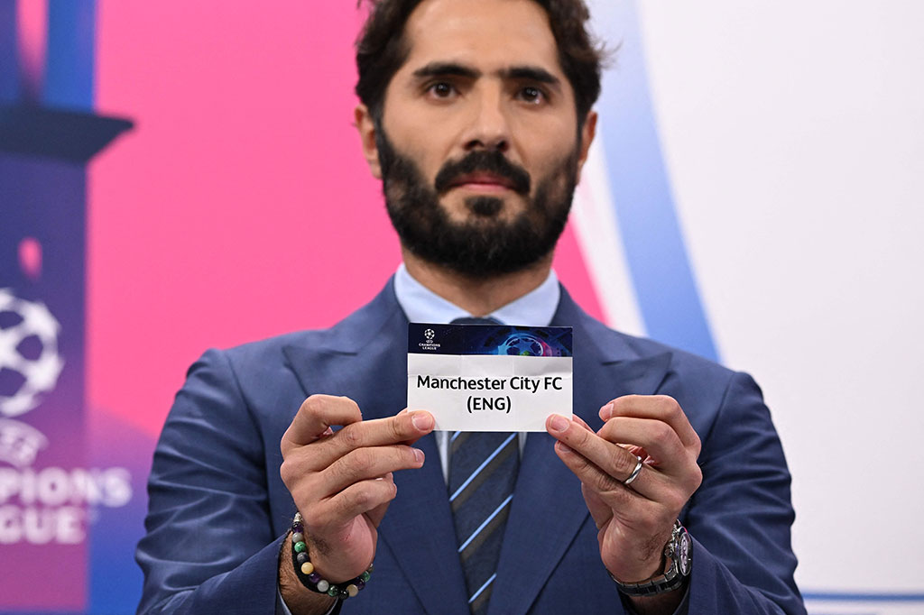 Juara Liga Inggris Manchester City akan dihadapi RB Leipzig dalam salah satu dari dua duel antara wakil Inggris dan Jerman.