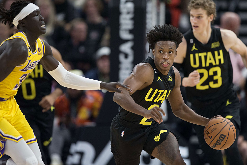  Collin Sexton menyumbang 17 poin sementara Mike Conley menambah 14 poin dan 12 assist saat Jazz memenangi tiga laga berturut-turut.