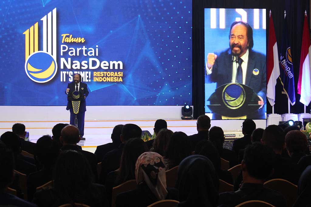 Surya bersyukur, NasDem mampu mengikuti 2 pemilu dengan hasil yang baik. Pemilu 2014 dan 2019 tersebut diungkapkan oleh Surya merupakan modal utama untuk membawa NasDem menjadi lebih baik lagi pada pemilu 2024 mendatang. Surya juga mengajak para kader NasDem untuk terus konsisten menjaga semangat kebersamaan dalam berpolitik.