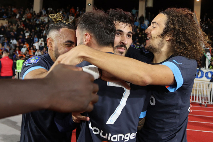 Gol menit terakhir Sead Kolasinac membawa Marseille mencuri tiga poin di kandang AS Monaco pada lanjutan pertandingan Liga Prancis, di Stade Louis II, Monako, Senin, 14 November 2022 dini hari WIB. Monaco takluk 2-3 pada laga tersebut.