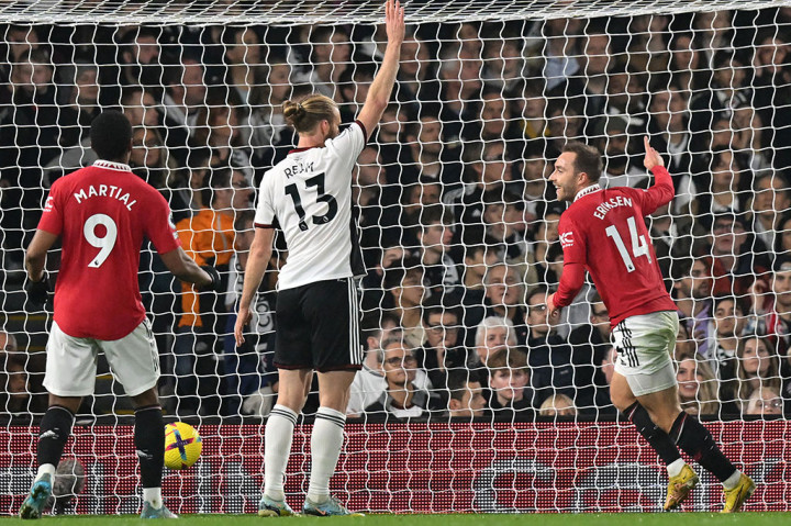 Sebelumnya, gelandang Christian Eriksen membawa Manchester United unggul terlebih dahulu pada menit ke-14. Ini merupakan gol pertamanya untuk Setan Merah sejak bergabung musim panas lalu.