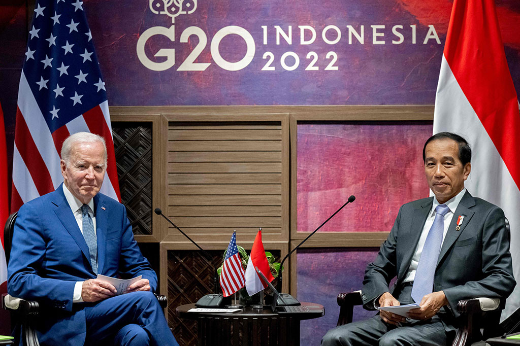 Pertemuan bilateral ini menjadi yang pertama dilakukan Jokowi dalam rangkaian perhelatan KTT G20 Indonesia.