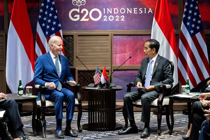 Jokowi menyampaikan harapan agar KTT G20 dapat menghasilkan kerja sama konkret yang dapat membantu dunia dalam pemulihan ekonomi global.