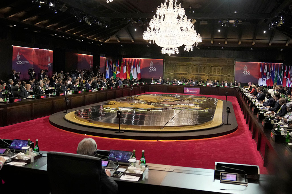 Kepala Negara menekankan sebagai Presiden G20, Indonesia telah berupaya semaksimal mungkin untuk menjembatani perbedaan yang sangat dalam dan sangat lebar.