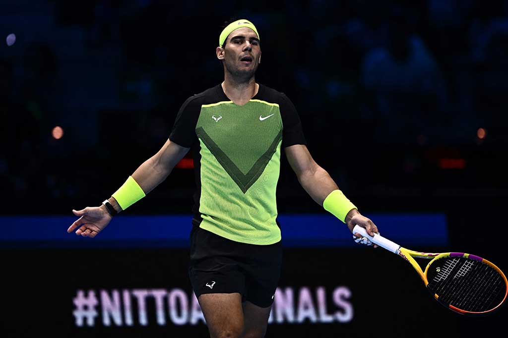 Petenis Spanyol berusia 36 tahun itu kalah 3-6, 4-6 dari Auger-Aliassime. Sebelumnya pada laga sebelumnya, Minggu, 13 November dia kalah dari Taylor Fritz.