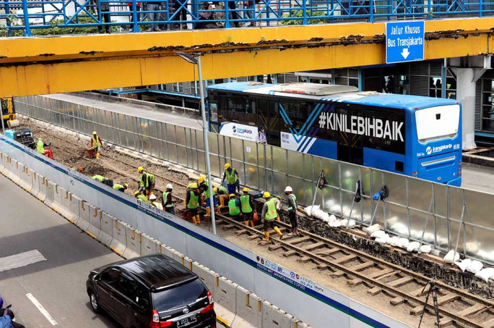 Secara total terdapat lebih kurang 118 span rel atau sepanjang 1,4 kilometer (km) yang akan direlokasi dan dilestarikan dengan baik.