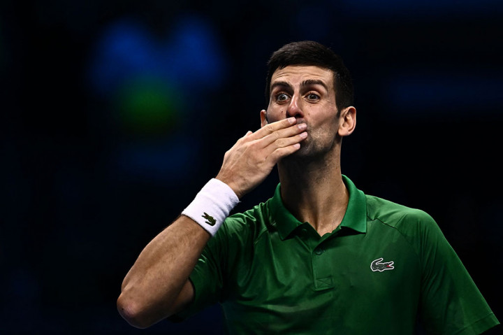 Djokovic melaju ke semifinal setelah meraih kemenangan 6-4, 6-1 atas petenis Rusia Andrey Rublev.