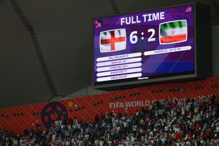 Kemenangan ini mengantarkan Inggris memimpin klasemen Grup B dengan tiga poin. Sementara, Iran di posisi terbawah dengan belum meraih poin.