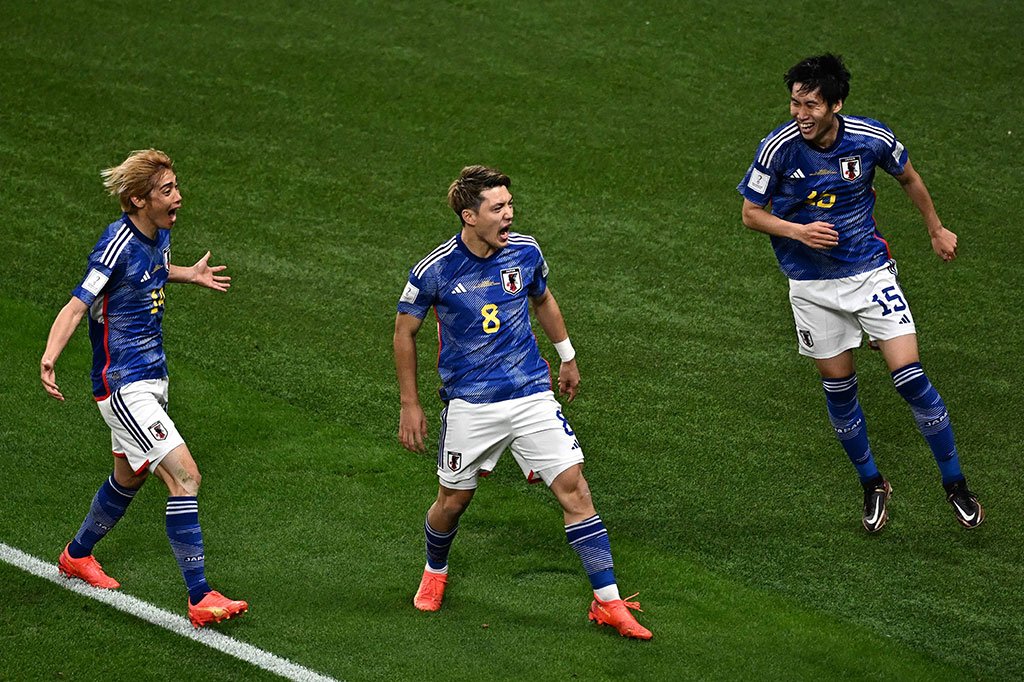 Pada menit ke-75 Samurai Biru menyamakan kedudukan lewat gol Ritsu Doan, menyambar bola reboun sepakan Takumi Minamino yang ditepis kiper Manuel Neuer.