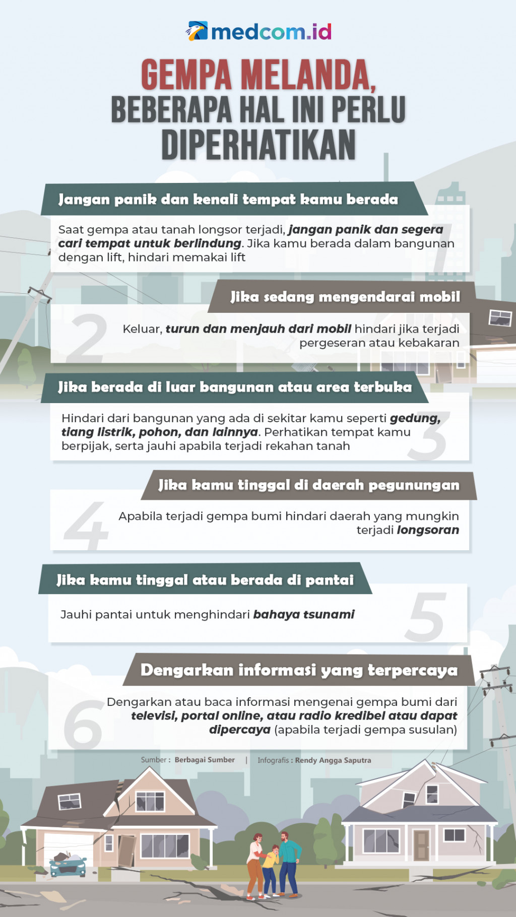 Gempa Melanda, Beberapa Hal Ini Perlu Diperhatikan