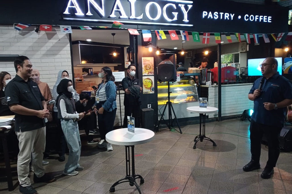 CEO MGN Muhammad Mirdal Akib memberikan sambutan.