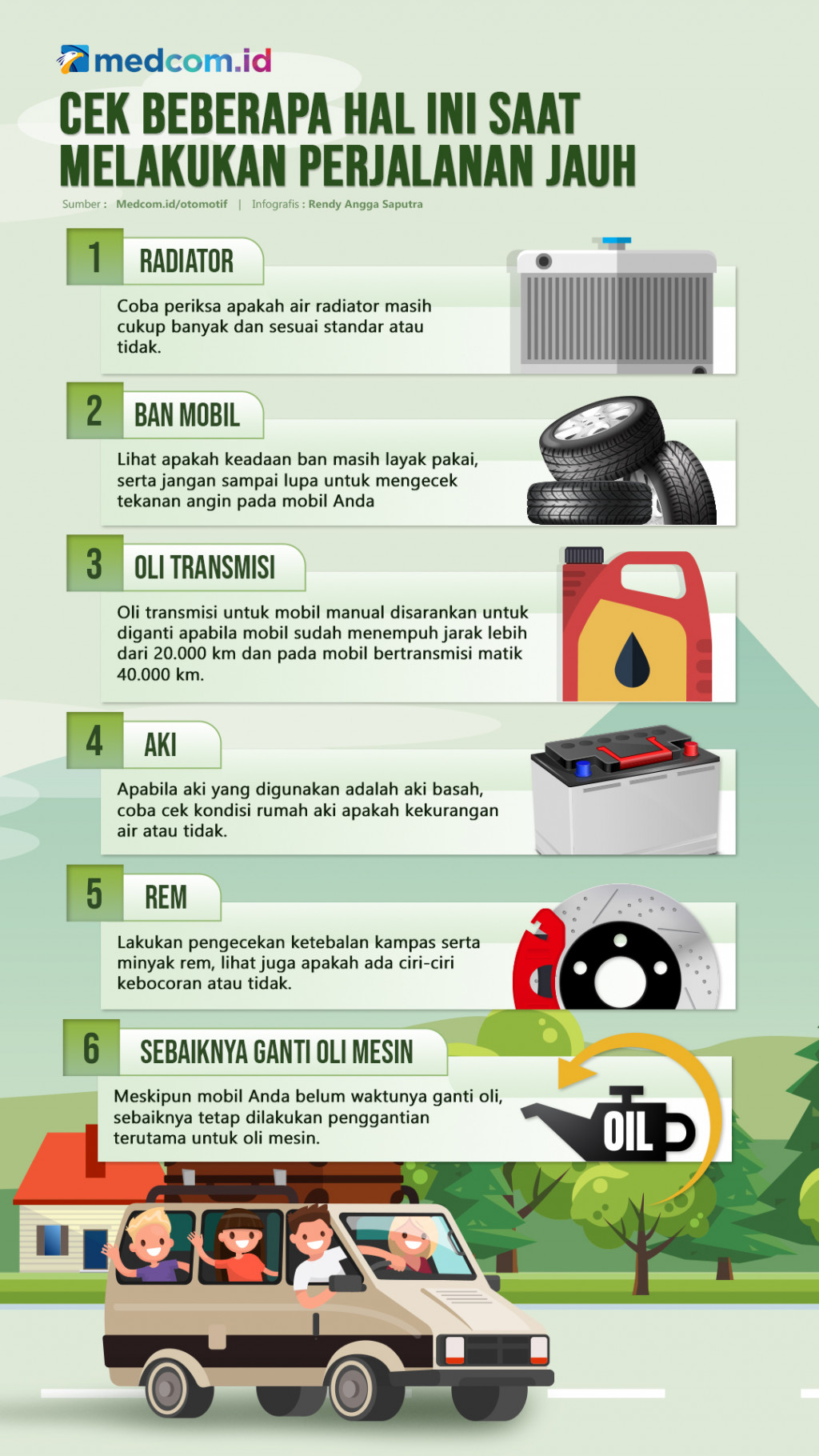 Cek Beberapa Hal Ini Saat Melakukan Perjalanan Jauh