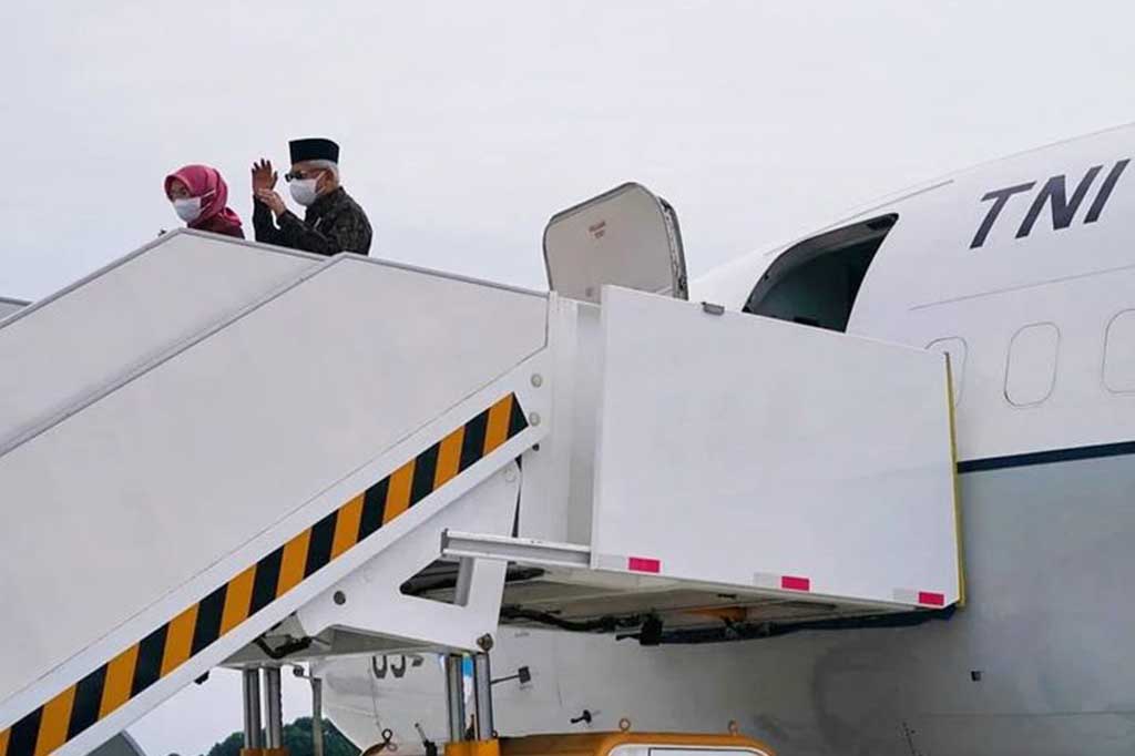 Wapres diperkirakan tiba di Bandar Udara Internasional I Gusti Ngurah Rai, Bali, pukul 10.30 WITA. Setelah tiba, Wapres dijadwalkan langsung menuju tempat konferensi di Hotel Hilton Bali, di Kawasan Nusa Dua, Bali. Wapres akan disambut Menteri Urusan Islam, Dakwah, dan Penyuluhan Arab Saudi dan Wakil Menteri Agama RI.