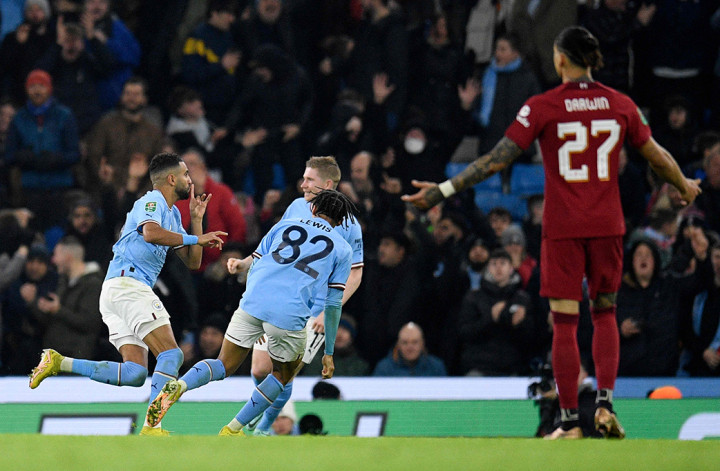 Tim tamu kembali tertinggal ketika Riyad Mahrez melepaskan tembakan dari sisi kanan area penalti menyusul umpan silang dari Rodri pada menit ke-47.