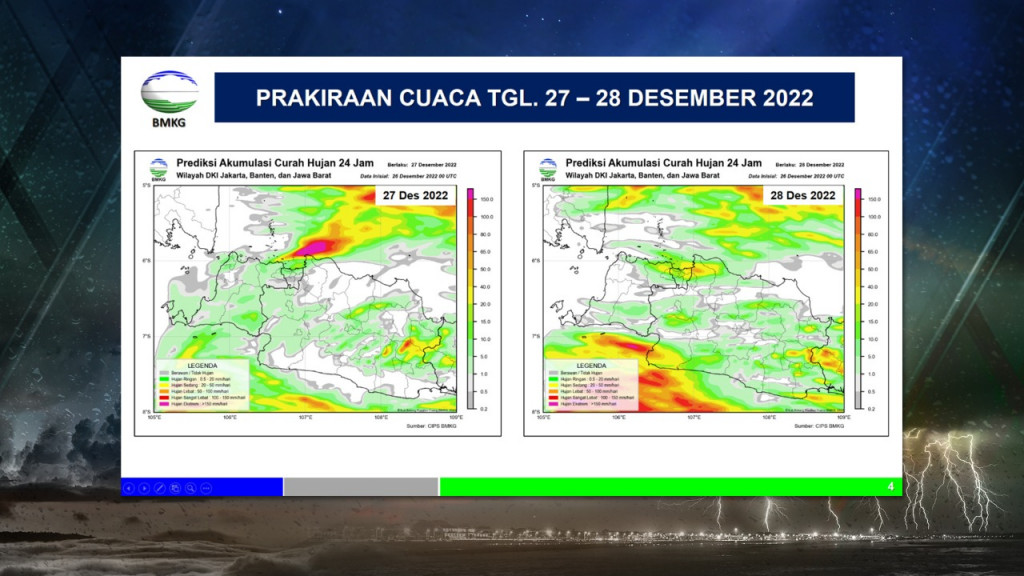 Awas Cuaca Ekstrem hingga Pergantian Tahun