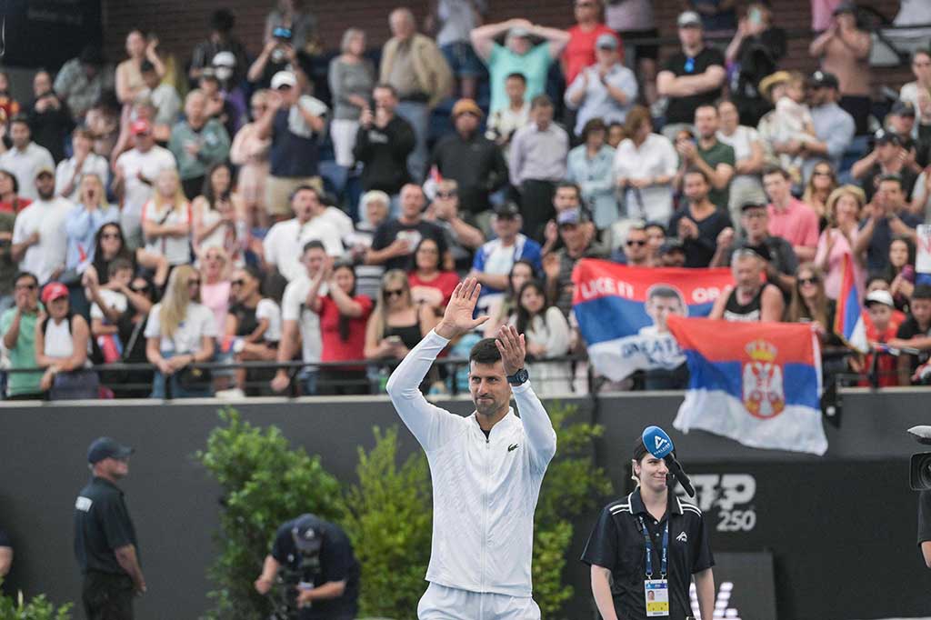 Dia menang dengan mudah dalam dua gim langsung dengan skor 6-3, 6-2 dalam waktu 74 menit, dengan mematahkan servis sekali pada set pertama dan dua kali pada set kedua.