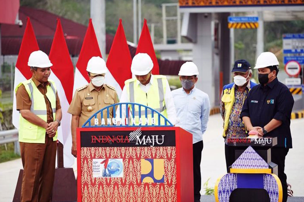 Presiden berharap dengan pembangunan jalan tol ini dapat meningkatkan mobilitas, perekonomian, hingga memberikan kesejahteraan kepada masyarakat.