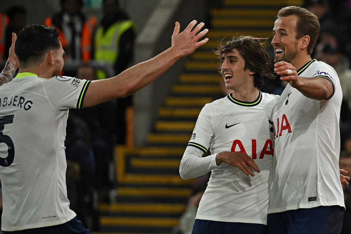 Tim tamu menggandakan keunggulan menjadi 2-0 pada menit ke-53 lewat gol kedua Kane setelah sebelumnya kerja sama dengan Bryan Gil, untuk menjebol gawang Vicente Guaita.