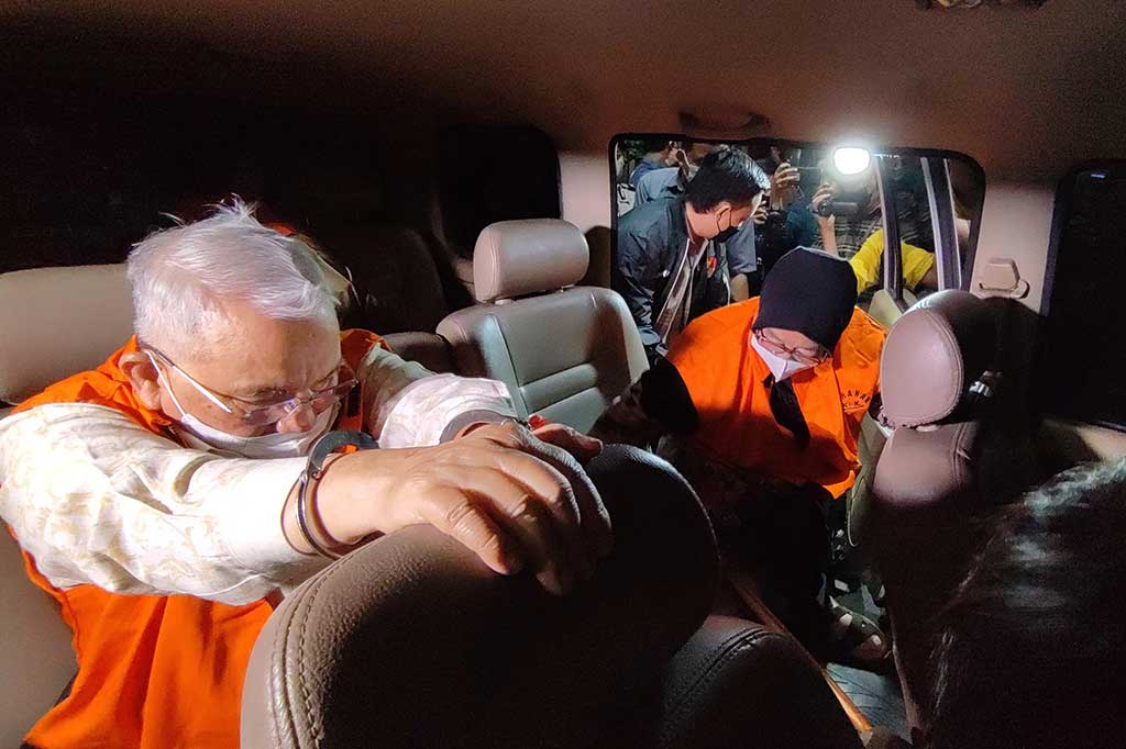 Tersangka SP, SN, MT, SP, dan RW ditahan di Rutan KPK pada Pomdam Jaya Guntur, tersangka MJ dan IK ditahan di Rutan KPK pada Kavling C1 Gedung Pusat Edukasi Antikorupsi (ACLC) KPK, tersangka PR dan TR ditahan di Rutan KPK pada Gedung Merah Putih KPK serta tersangka SA ditahan di Rutan Polres Jakarta Selatan.