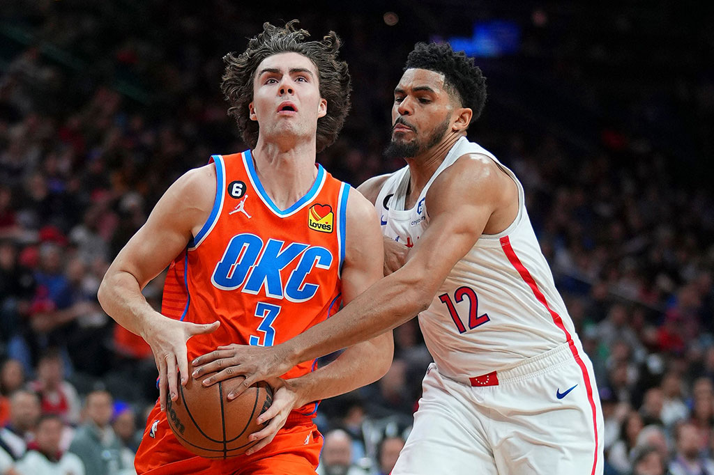 Josh Giddey menambahkan 20 poin, Jalen Williams dan Tre Mann masing-masing mencetak 14 poin, sedangkan Jaylin Williams menyumbang 11 poin.