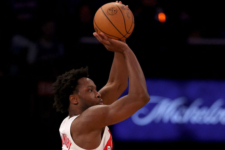Tembakan tiga poin kedua Anunoby saat overtime membawa Raptors unggul lima poin saat laga tinggal menyisakan waktu 2:48. Jalen Brunson memangkas ketertinggalan timnya menjadi tiga poin melalui lemparannya, namun Pascal Siakam melakukan dunk dan tembakannya buah dari pelanggaran membawa Raptors unggul enam poin.