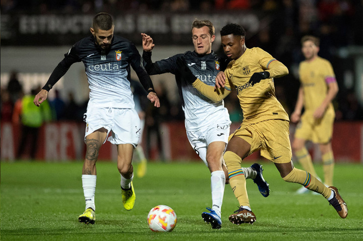 Barcelona meraih kemenangan telak 5-0 atas tim gurem Ceuta pada laga Copa del Rey di Alfonso Murube Stadium, Jumat, 20 Januari 2023 dini hari WIB.