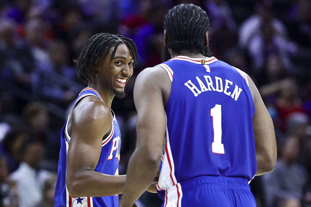 James Harden dan Tyrese Maxey membawa Philadelphia 76ers menang dengan skor 137-133 atas Brooklyn Nets dalam laga lanjutan NBA, di Wells Fargo Center Philadelphia, Kamis, 26 Januari 2023 WIB.